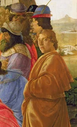 Detalle de la Adoración de los Magos